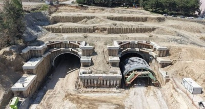 İskenderun–Antakya otoyolunda Amanos Dağları tünellerle aşılıyor