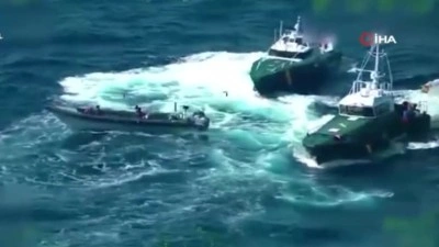 İspanya’da denizdeki uyuşturucu kovalamacasında bin 700 kiloluk esrar ele geçirildi