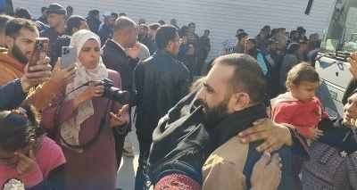 İsrail'in serbest bıraktığı 333 Filistinli Gazze'de