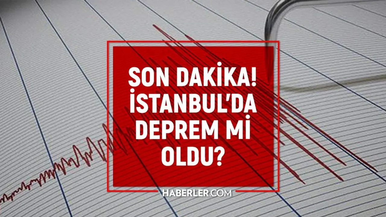 İstanbul deprem