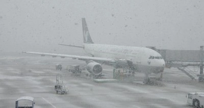 İstanbul Havalimanı’nda yoğun kar yağışı