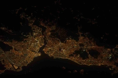 İstanbul&rsquo;un uzaydan &ccedil;ekilen fotoğrafları paylaşıldı