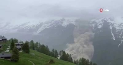 İsviçre’de buzul çökmesi sonucu bir köy yok oldu: 1 kayıp