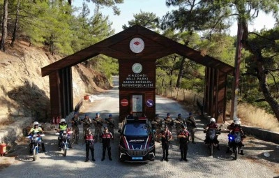 Jandarma’dan orman yangınlarına karşı denetimime çıktı