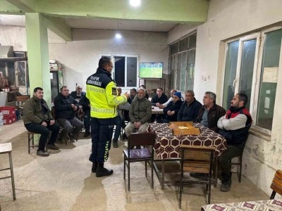 Jandarma’dan traktör sürücülerine bilgilendirme