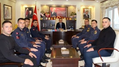 Jandarma personellerine başarı belgesi