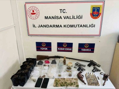 Jandarmadan silah ve uyuşturucu operasyonu