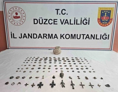 Jandarmadan tarihi eser kaçakçılarına operasyonu