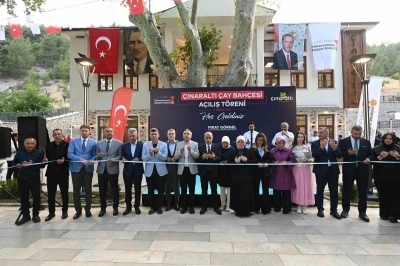 &Ccedil;ınaraltı &Ccedil;ay Bah&ccedil;esi a&ccedil;ıldı
