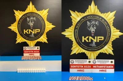 Kahramanmaraş&rsquo;ta Narkotik Operasyonu: &Ccedil;ok Sayıda Sentetik Ecza ve Metamfetamin Ele Ge&ccedil;irildi