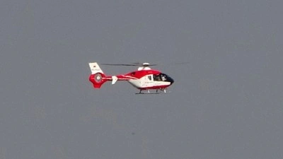 Kalp hastası minik bebek ambulans u&ccedil;akla İstanbul&rsquo;a sevk edildi