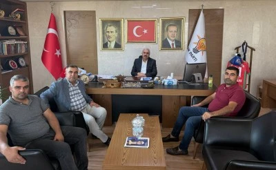 Kanaat Önderi Tahsin Arslan’dan AK Parti İl Başkanı Ömer İler’e Ziyaret