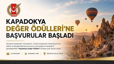 Kapadokya Değer &Ouml;d&uuml;lleri&rsquo;ne başvurular başladı