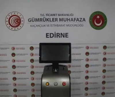 Sınır kapısında lazer epilasyon cihazı ele geçirildi