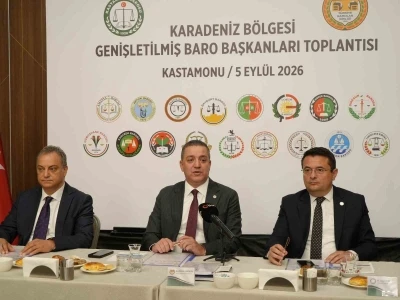 Karadeniz B&ouml;lgesi&rsquo;nin baro başkanları Kastamonu&rsquo;da buluştu