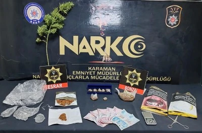 Karaman’da Geniş Çaplı Uyuşturucu Operasyonu
