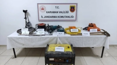 Karaman&rsquo;da jandarmanın yakaladığı 34 kişiden 3&rsquo;&uuml; tutuklandı