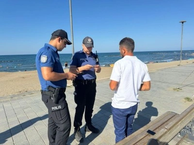 Karasu Sahili’nde hırsızlık olaylarına karşı emniyetten yoğun önlem