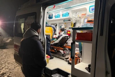 Kardan Kapanan K&ouml;y Yolunda Zamanla Yarış