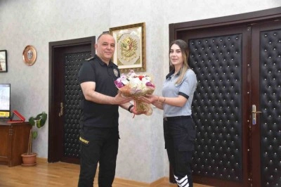 Özel Güvenlik Görevlilerini Makamında Kabul Etti