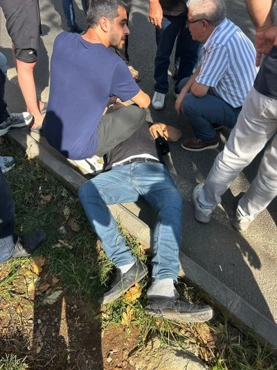 Kayapınar&rsquo;da motosiklet yayaya &ccedil;arptı
