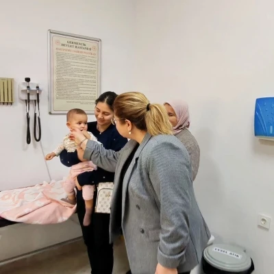 Kaymakam Devlet Hastanesi&rsquo;ndeki &ccedil;alışmaları değerlendirdi