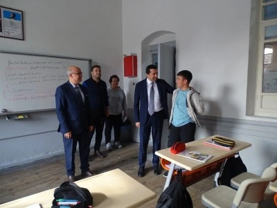 Kaymakam Evilece&rsquo;den okul ziyaretleri