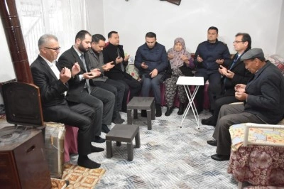 Kaymakam Güldoğan, şehit ailesini unutmadı