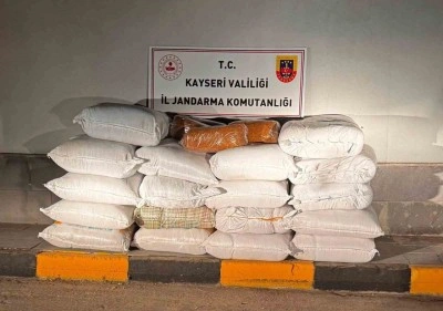750 kilo bandrolsüz kıyılmış tütün ele geçirildi