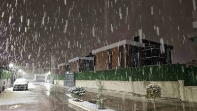 Kayseri&rsquo;de kar yağışı