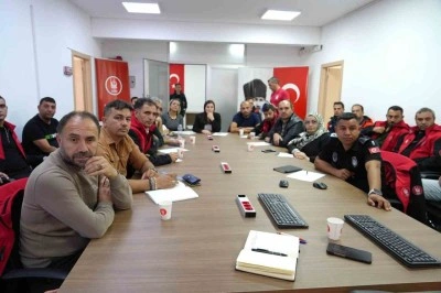 KE&Ccedil;-TİM ekibine AFAD akreditasyon eğitimi