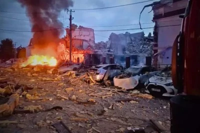 Kiev’e Geniş Çaplı Hava Saldırısı: 500 İHA ve 40 Füze Kullanıldı