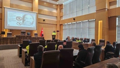 Kilis&rsquo;te hafriyat taşıyan ara&ccedil;lara y&ouml;nelik eğitim verildi