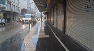 Kilis&rsquo;te sağanak yağış etkili oluyor