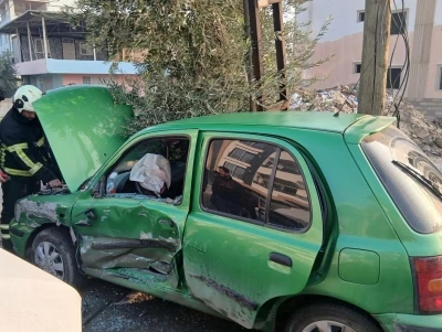 Trafik kazasında 1 yaralı