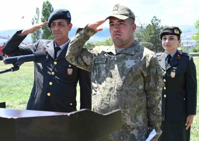 Kırıkkale’de engelliler bir günlük askerlik sevinci yaşadı