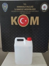 Kırıkkale’de kaçak alkol operasyonu: 1 gözaltı