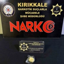 Kırıkkale’de uyuşturucu operasyonunda 2 tutuklama
