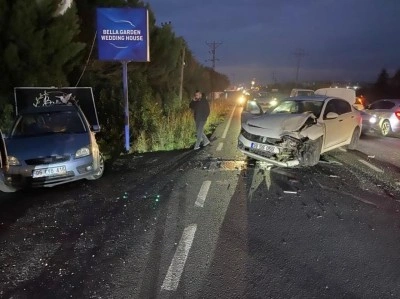 Kırklareli’nde maddi hasarlı kaza