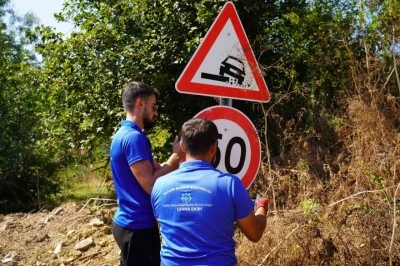 Ulaşım levhaları yenileniyor