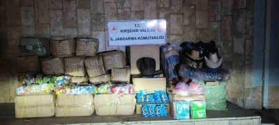 Kırşehir&rsquo;de 2 milyonluk faturasız &uuml;r&uuml;n ele ge&ccedil;irildi
