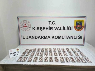 557 sentetik hap ele geçirildi, 1 kişi tutuklandı
