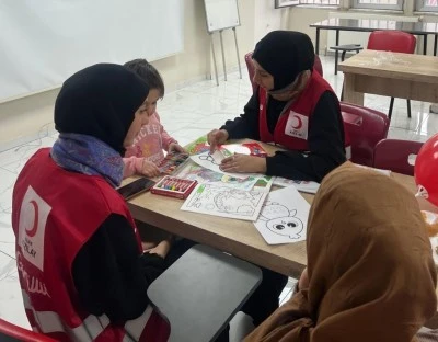 Kızılay Diyarbakır Şubesi&rsquo;nde Otizmli &Ccedil;ocuklar İ&ccedil;in Anlamlı Buluşma