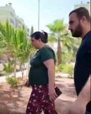 Kızını bıçakla kovalayan anne gözaltında