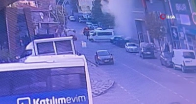 Kocaeli&rsquo;de 6 kişiye mezar olan tesisteki yangının ilk anları kamerada