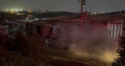 Kocaeli’de fabrika yangını