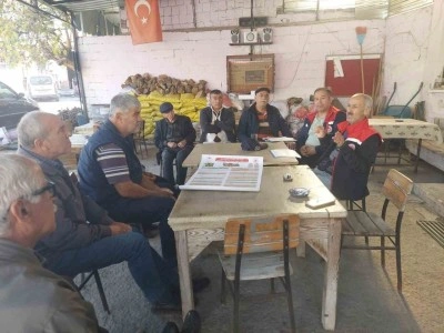 Koçarlı’da üreticilerle şap hastalığı ve tarımsal desteklemeler görüşüldü