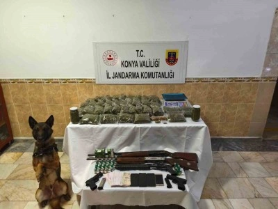 Konya’da jandarmadan uyuşturucu operasyonu