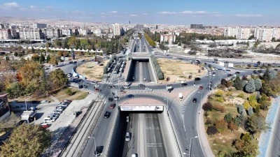 Konya’da Otogar Kavşağı’nda Tramvay Çalışmaları Başladı