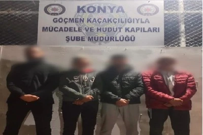 Konya’da Yasa Dışı Göçmen Taşımacılığı Operasyonu: 5 Şüpheli Tutuklandı